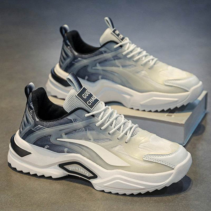 Lace-up Dad Shoes Fashion Thick-soled Sports Shoes Casual Breathable Sneakers For Men - ZEYTONCART