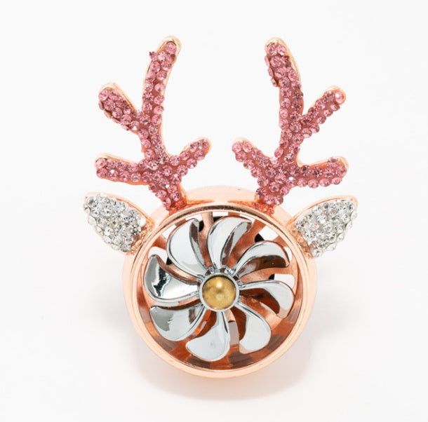 Car Aromatherapy, Diamond-encrusted Antlers, Car Ornaments, Perfume Fans, Car Accessories - ZEYTONCART