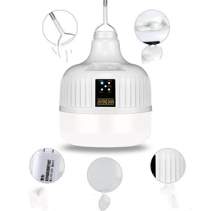 Super Bright Rechargeable Light Bulbs Night Market Stall Household Emergency - ZEYTONCART