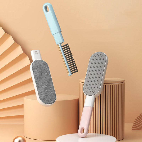 Double-Sided Clothing Pet Dust Hair Removal Brush Pet Hair Remover For Couch Pet Hair Remover For Laundry Car Carpet Clothes Dog Hair Remover Brush Cat Hair Remover Tool Hair Remover For Furn - ZEYTONCART