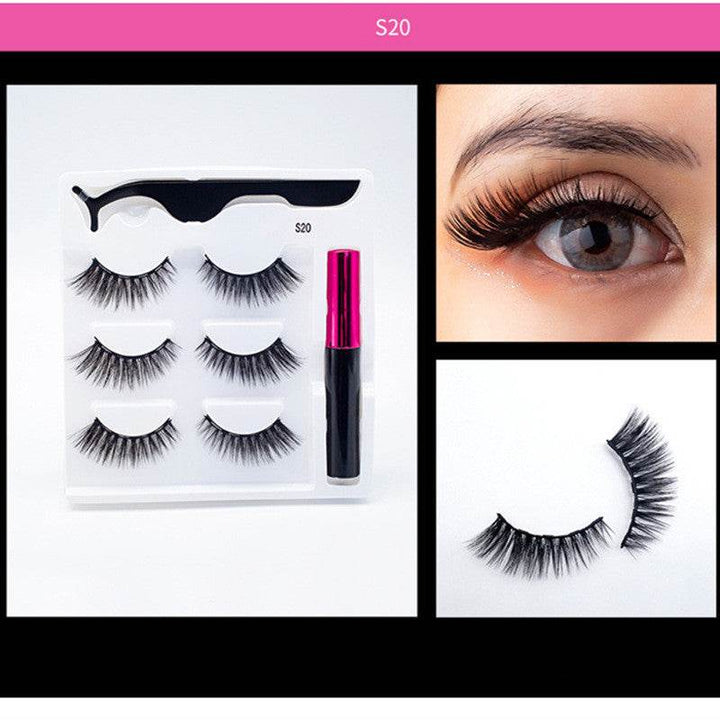3 Pairs Of Magnetic Eyelashes - ZEYTONCART