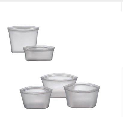 Reusable Clear Plastic Storage Cups - Set of 3 Sizes - ZEYTONCART