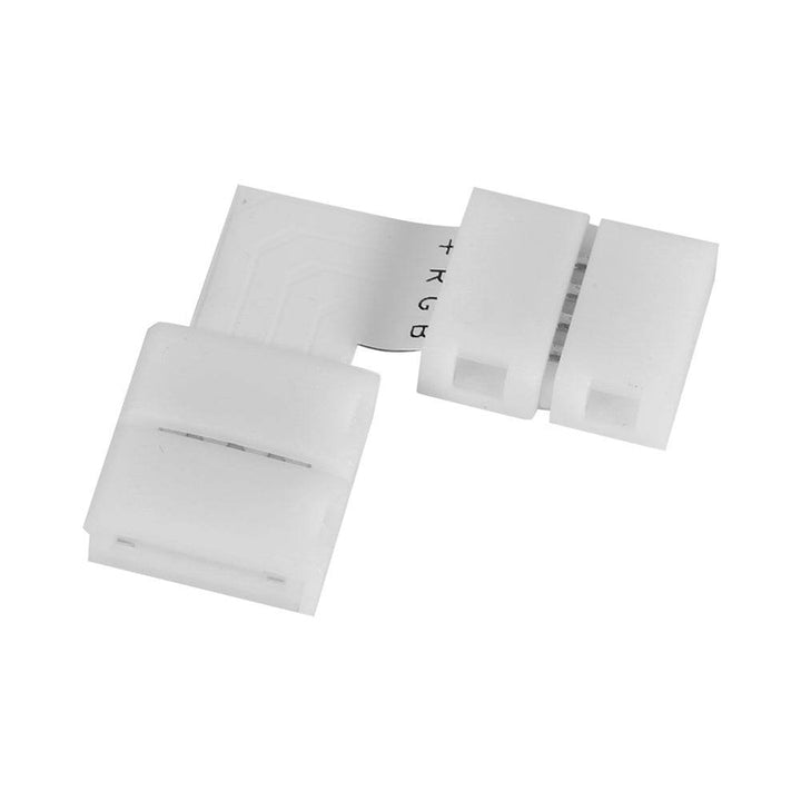 5Pcs L Shape 4pin 10mm Solderless Corner Connectors Adapters For RGB 5050 LED Strip Lights - ZEYTONCART