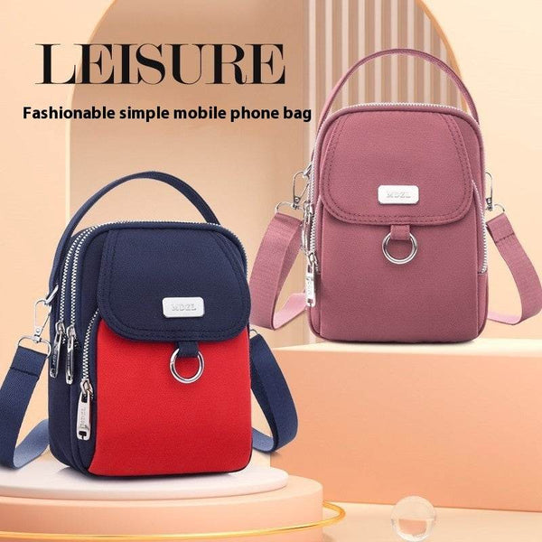 Pouches Versatile Women's Shoulder Messenger Bag Lightweight Water-repellent Cloth - ZEYTONCART