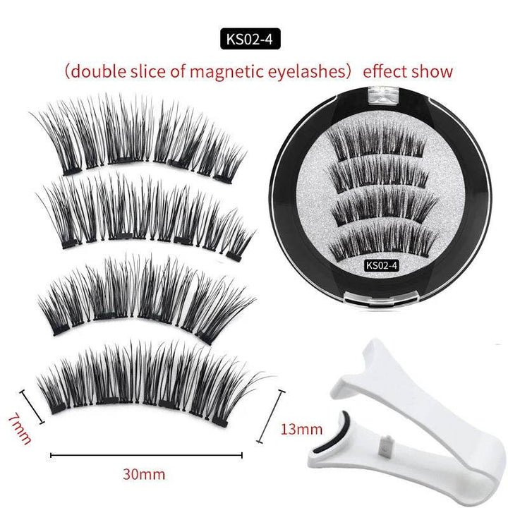 Magnetic False Eyelashes Quantum Magnet 3d - ZEYTONCART