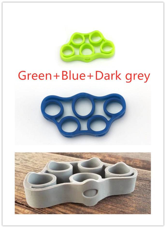 Silicone Finger Trainer Hand Gripper Resistance Bands Fitness - ZEYTONCART