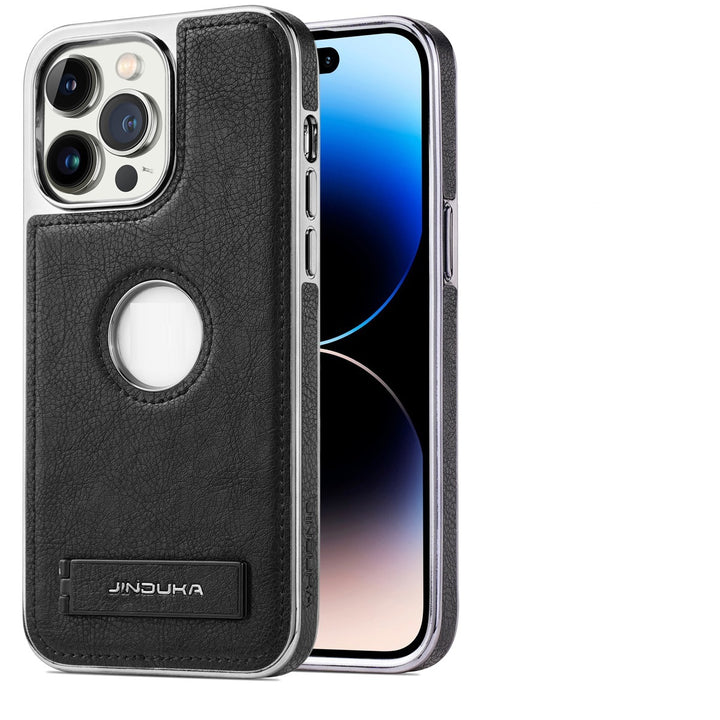 Applicable Phone Case All-inclusive Drop-resistant High-grade Leather Bracket Shell - ZEYTONCART