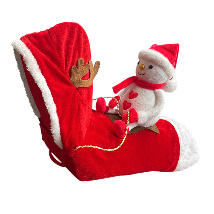 Dog Christmas Clothes Santa Claus Riding Deer - ZEYTONCART