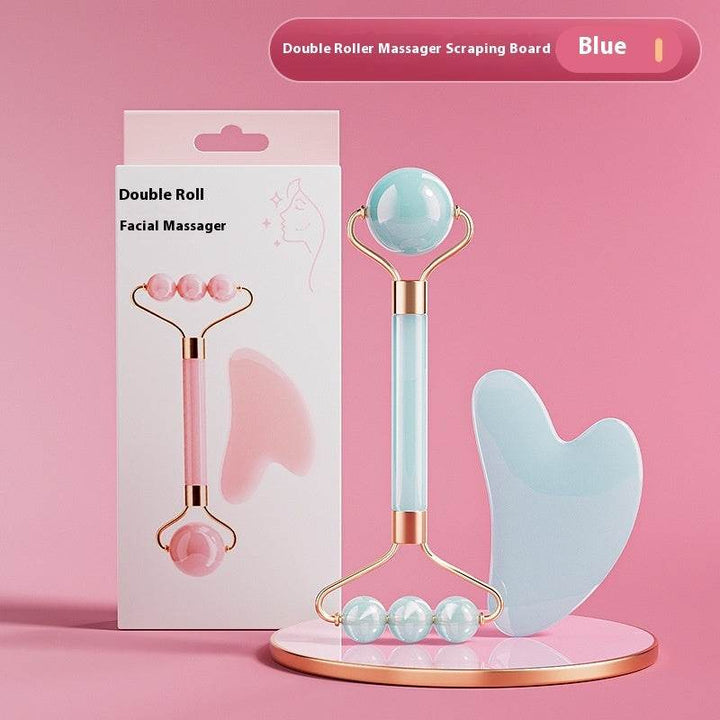Facial Eye Scraping Massage Jade Roller - ZEYTONCART