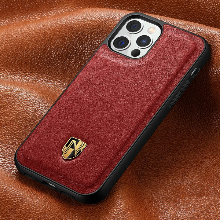 Leather Phone Case Luxury Top Layer Leather - ZEYTONCART