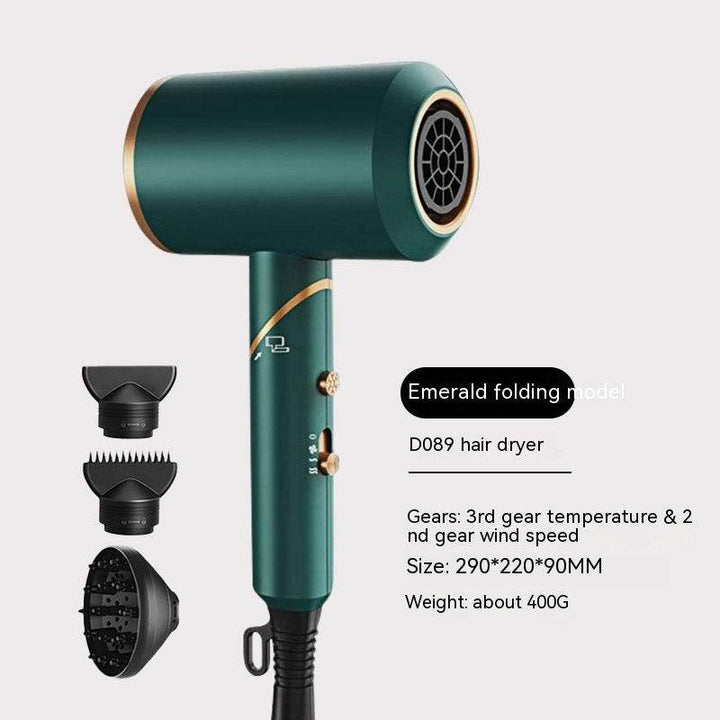 Folding Anion High Power Constant Temperature Hair Dryer - ZEYTONCART