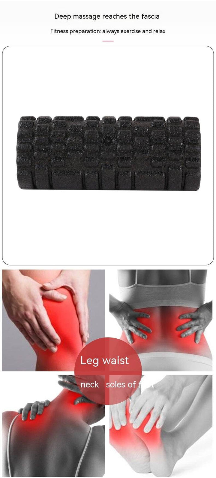 Hollow Sports Foam Roller Balance Bar Foam Roller Pilates Column - ZEYTONCART