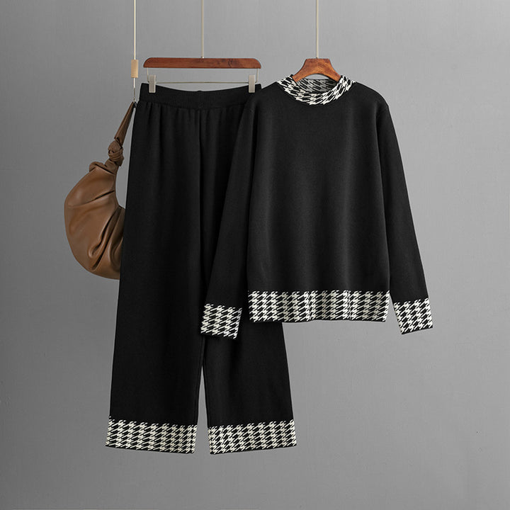 Women's Autumn And Winter Loose Pullover Two-piece Set - ZEYTONCART