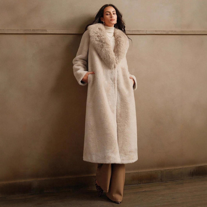 Elegant Trendy Autumn And Winter Casual Faux Fur Coat - ZEYTONCART