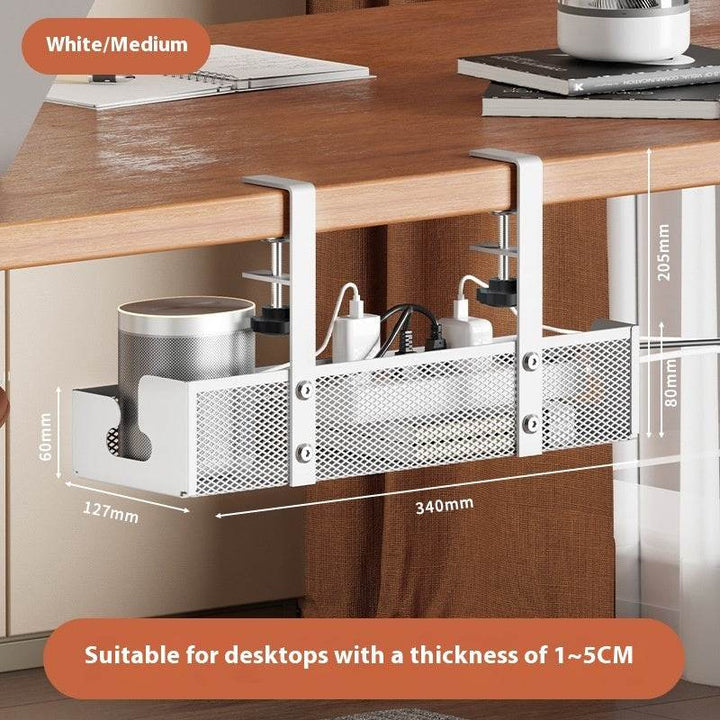 Punch-free Cord Manager Under The Table Cable Management Rack - ZEYTONCART
