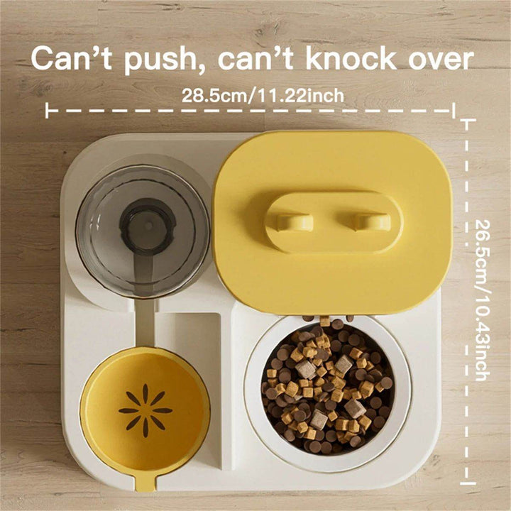 Pet Cartoon Feeding And Watering Dispenser With Large Capacity - Universal Cat And Dog Bowls For Pets - ZEYTONCART