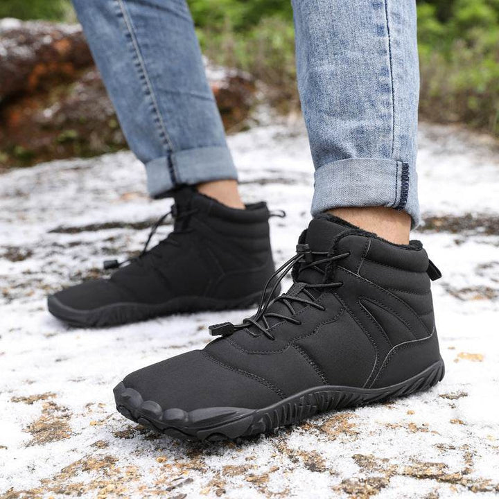 Couple Fleece-lined Hiking Shoes Non-slip Casual - ZEYTONCART