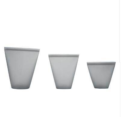 Reusable Clear Plastic Storage Cups - Set of 3 Sizes - ZEYTONCART