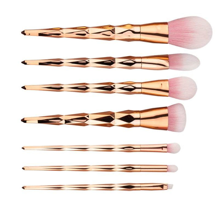 7 makeup brushes, makeup tools, diamond makeup brush foundation brush - ZEYTONCART
