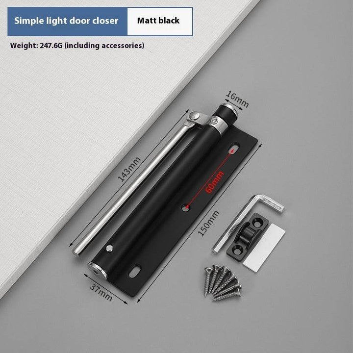 Light Door Closer Stainless Steel Self-closing Door Household Screen Door - ZEYTONCART