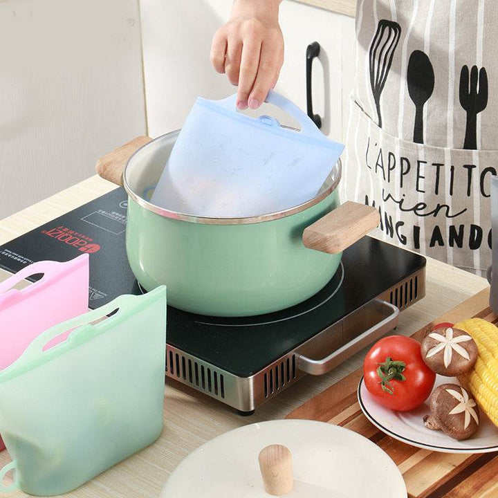 Simple Food Packaging Silicone Storage Bag - ZEYTONCART