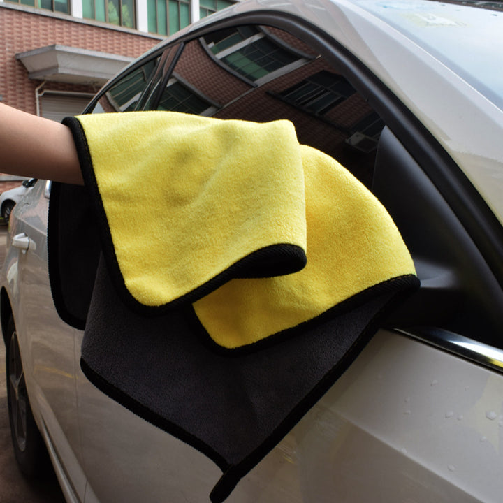 Two-color Couble-sided Car Dual-use Cleaning Car Wash Towel - ZEYTONCART