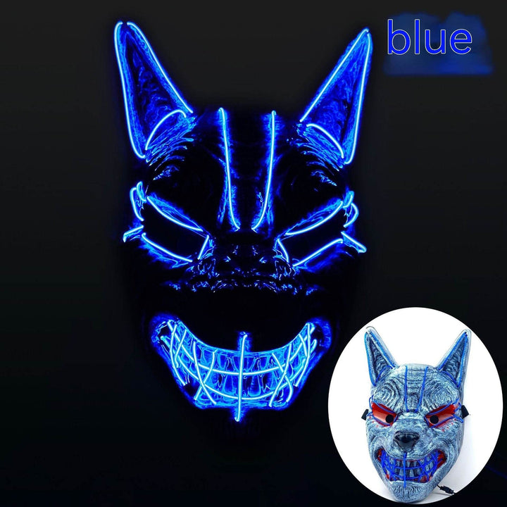 Halloween LED Full Face Luminous Mask - ZEYTONCART