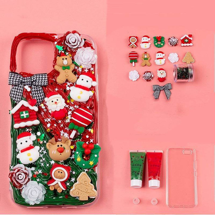 Diy Cream Gel Mobile Phone Case Set Cute Element Resin Accessories - ZEYTONCART