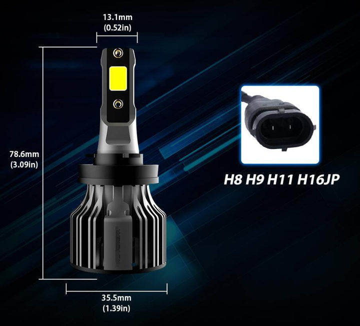 Car LED Headlight Bulbs 6000K Auto Headlamp Kit - ZEYTONCART