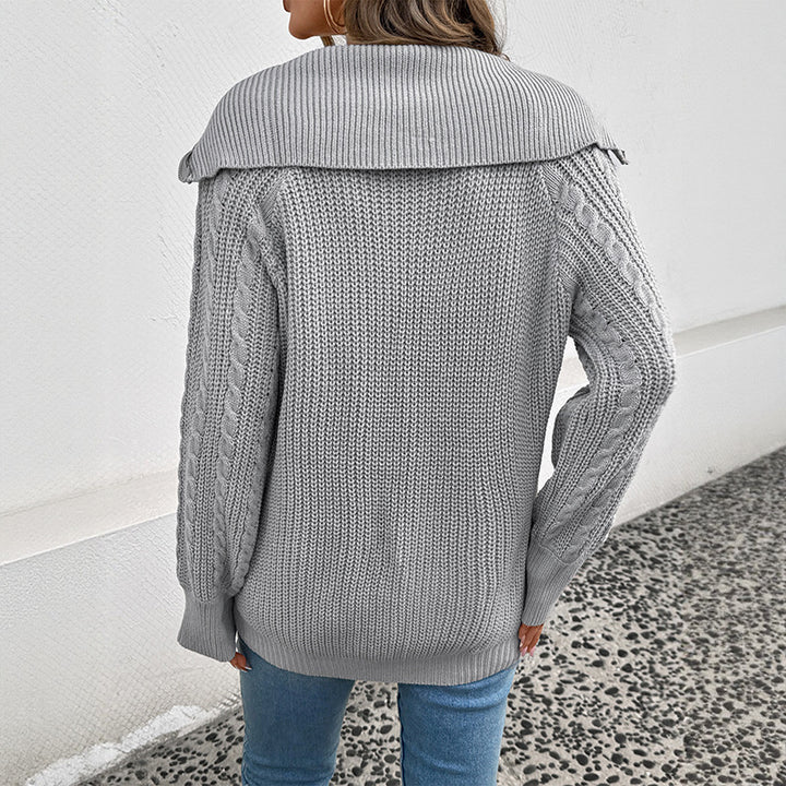 Autumn Winter Japanese Comfortable Retro Knitted Top For Women - ZEYTONCART
