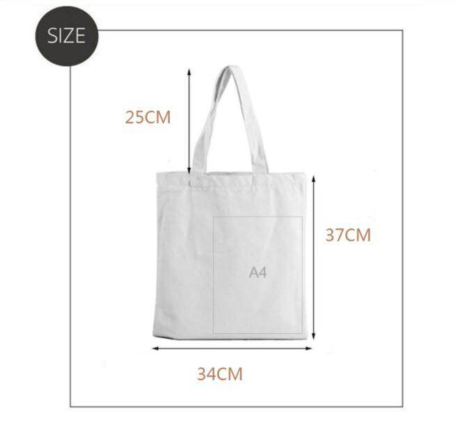 Treat People With Kindness Letter Canvas Bag - ZEYTONCART