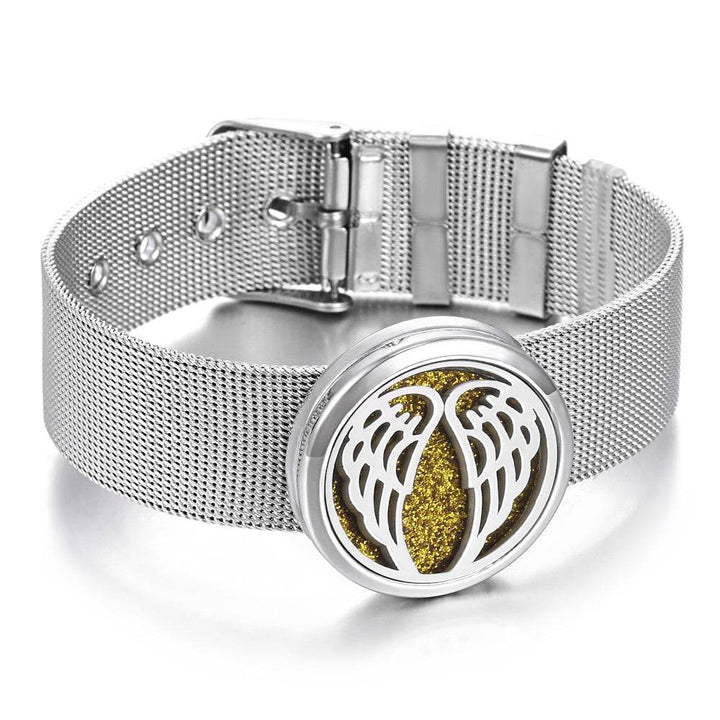 Stainless Steel Aromatherapy Bracelet Perfume Diffuser - ZEYTONCART