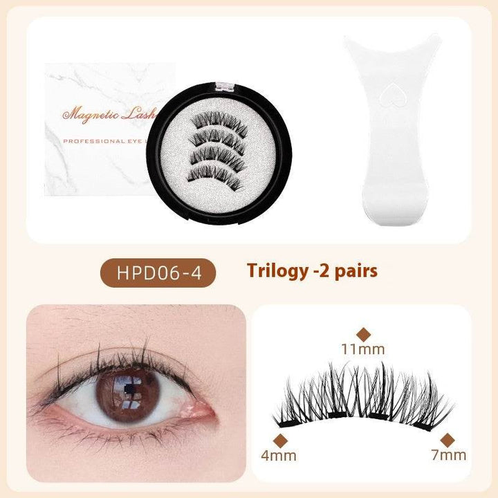 Magnetic False Eyelashes Quantum Magnet 3d - ZEYTONCART