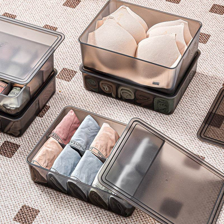 Stacked Storage Box Underwear Bra Socks Storage Box Storage Wardrobe Storage - ZEYTONCART