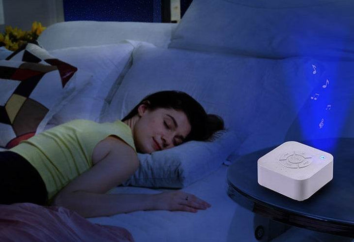 White Noise Machine USB Rechargeable Timed Shutdown Sleep Sound Machine For Sleeping & Relaxation For Baby Adult Office Travel - ZEYTONCART