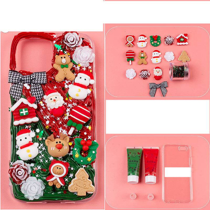 Diy Cream Gel Mobile Phone Case Set Cute Element Resin Accessories - ZEYTONCART