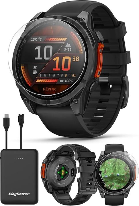 PROMO OFFER ORIGINAL Garminn Fenix 8 AMOLED Sapphire Multisport GPS Smartwatch - READY TO SHIP