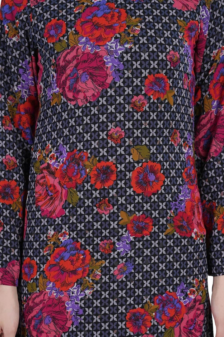 Printed Georgette Dual Layer Abaya AYG-014 - ZEYTONCART