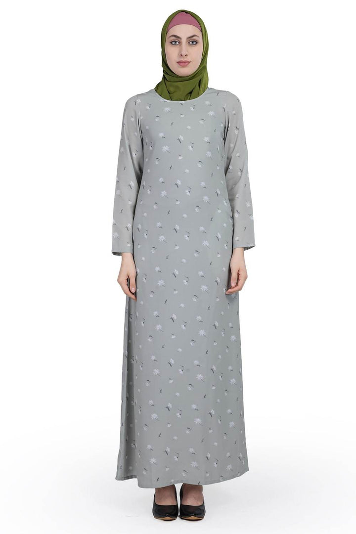 Printed Crepe Abaya AYP-591 - ZEYTONCART