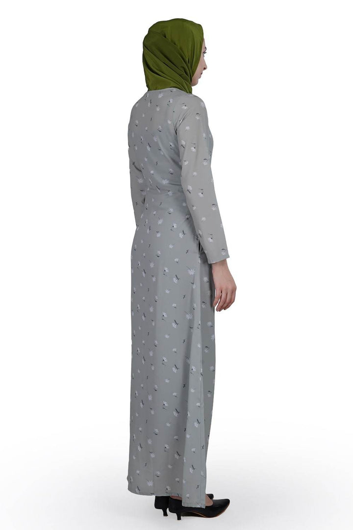 Printed Crepe Abaya AYP-591 - ZEYTONCART