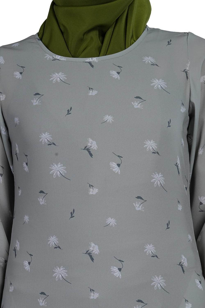 Printed Crepe Abaya AYP-591 - ZEYTONCART