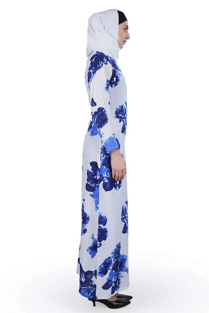 Printed Crepe Abaya AYP-593 - ZEYTONCART