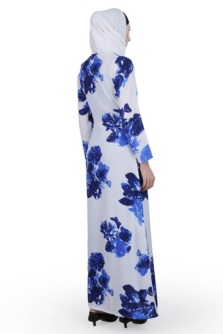 Printed Crepe Abaya AYP-593 - ZEYTONCART