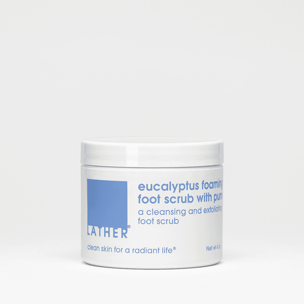 Eucalyptus Foaming Foot Scrub with Pumice 4oz - ZEYTONCART