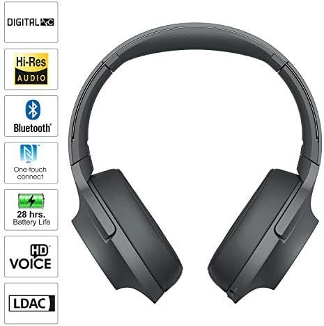 Sony WHH900N Hear on 2 Wireless Noise Cancelling High Resolution Headphones 2.4 Ounce