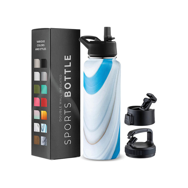 High Quality Sports Travel Coffee Water Bottle Double Wall Stainless Steel Vacuum Insulated Water Bottle Custom Printing - ZEYTONCART