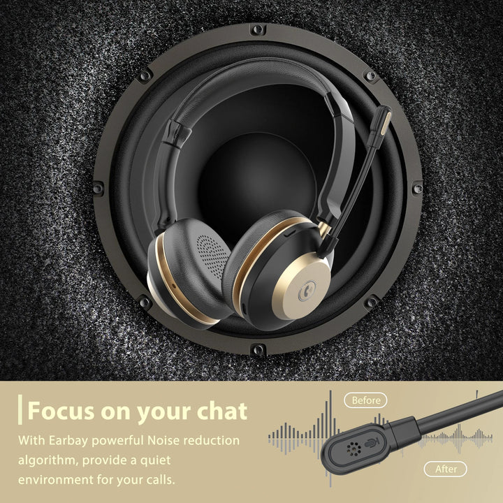 Kensing BT-882C-D 99.6% ENC Noise Cancelling Wireless Gaming Headset with Mic - ZEYTONCART