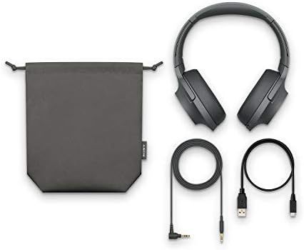 Sony WHH900N Hear on 2 Wireless Noise Cancelling High Resolution Headphones 2.4 Ounce