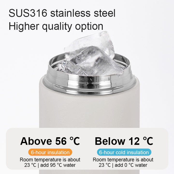 Business Insulated Water Flask Stainless Steel Water Bottle With Tea Infuser - ZEYTONCART