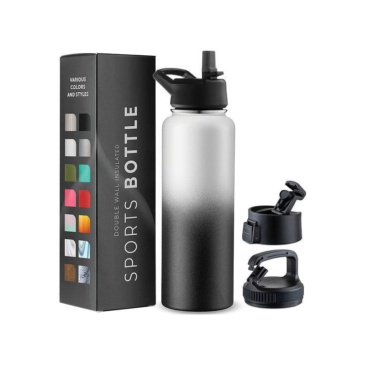 High Quality Sports Travel Coffee Water Bottle Double Wall Stainless Steel Vacuum Insulated Water Bottle Custom Printing - ZEYTONCART